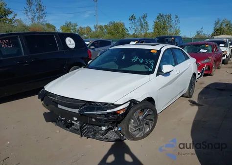 2025 Hyundai Elantra Sel Convenience z USA, uszkodzony, nr VIN KMHLS4DG7SU951650